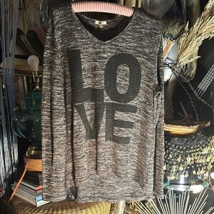 Dylan Black and Brown Crew Neck Sweater